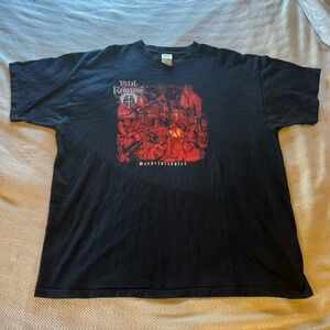 Vintage 2003 Vital Remains Dechristianize shirt size 2XL